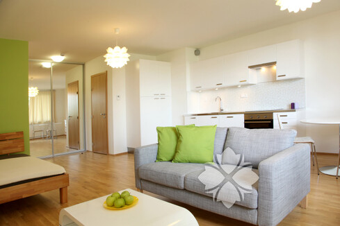 Obývací pokoj s kuchyní